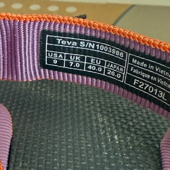 Teva Multicolor Women Strappy Sandals- SZ 9 - Picture 10 of 12